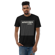 Load image into Gallery viewer, AfroVibes Only Men's Fitted Short Sleeve T-shirt