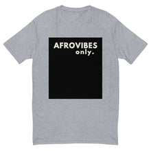 Load image into Gallery viewer, AfroVibes Only Men's Fitted Short Sleeve T-shirt