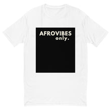 Load image into Gallery viewer, AfroVibes Only Men's Fitted Short Sleeve T-shirt