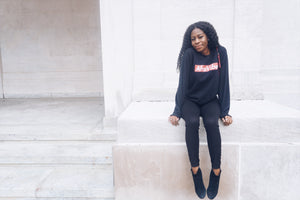 AfroVibes Sweatshirt (Black and Red)