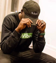 Load image into Gallery viewer, AfroVibes Sweatshirt (Black and Green)