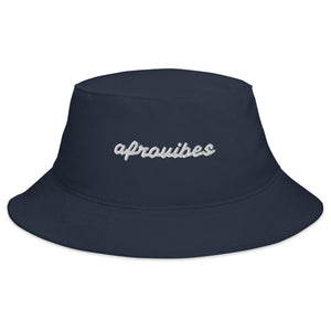 AfroVibes Bucket Hat (White Letters)