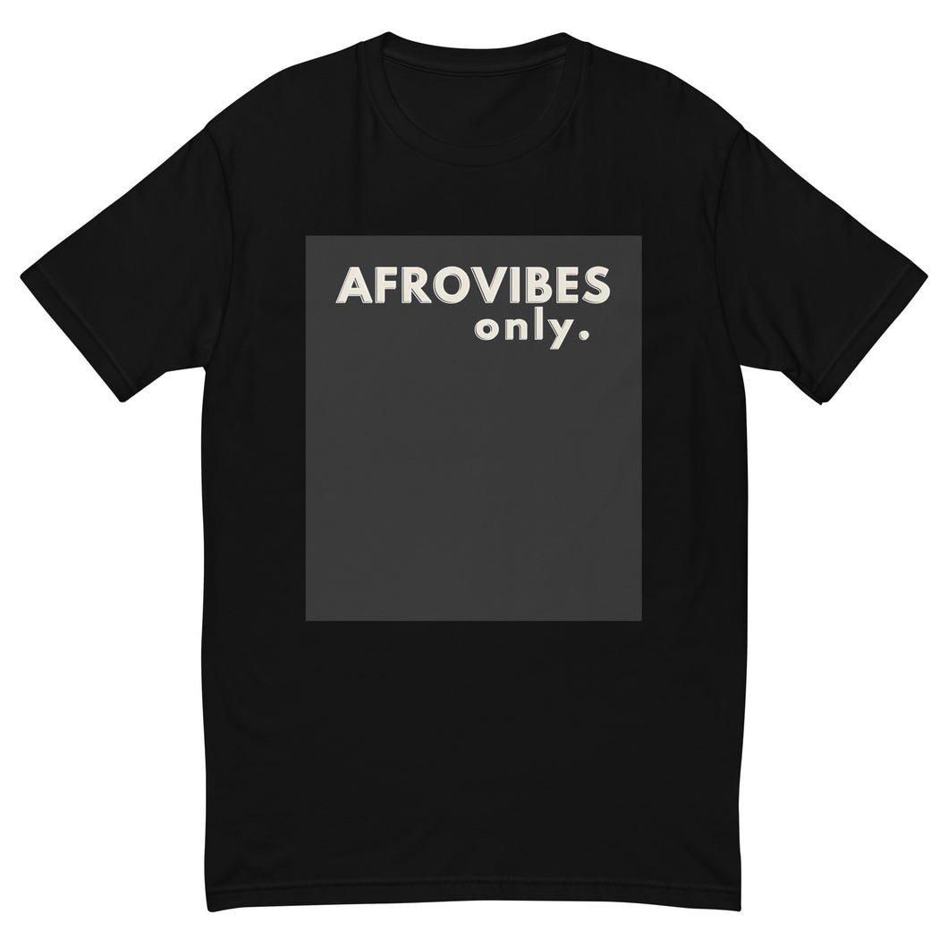 AfroVibes Only Men's Fitted Short Sleeve T-shirt