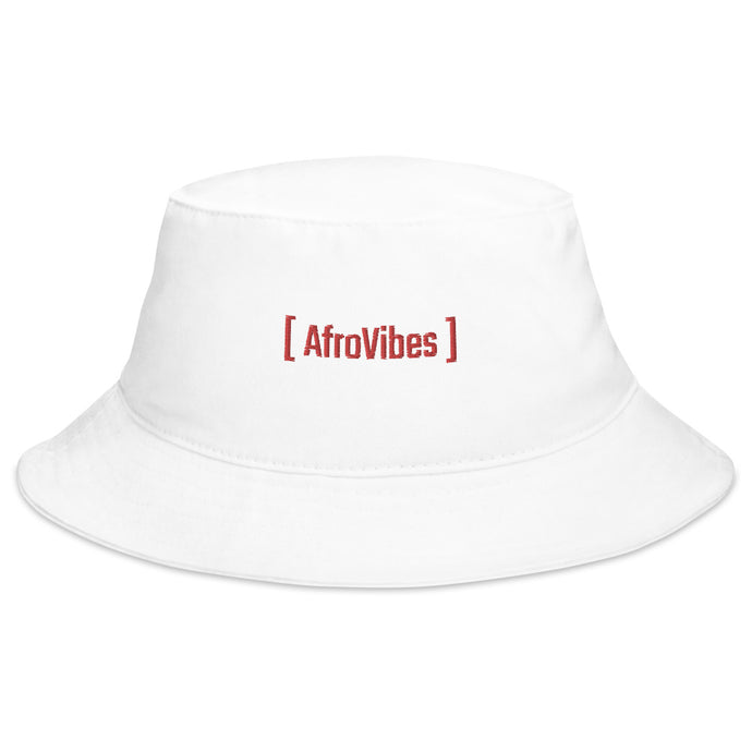AfroVibes Bucket Hat (Red Letters)
