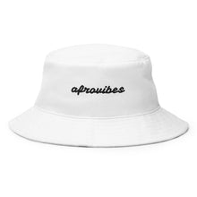 Load image into Gallery viewer, AfroVibes White Bucket Hat