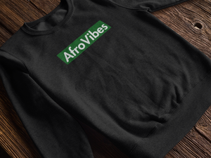 AfroVibes Sweatshirt (Black and Green)